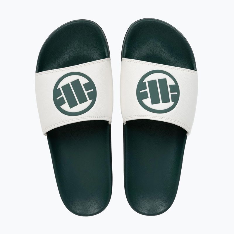 Klapki męskie Pitbull Logo bottle green 4