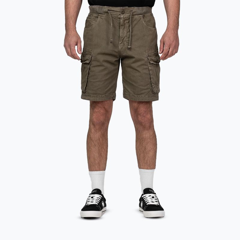 Spodenki męskie Pitbull Proctor Drawstring Cargo olive