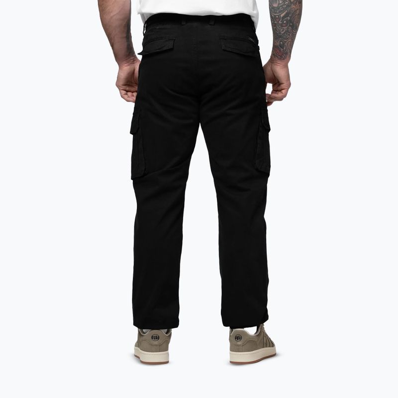 Spodnie męskie Pitbull Proctor Drawstring Joggery Cargo black 3