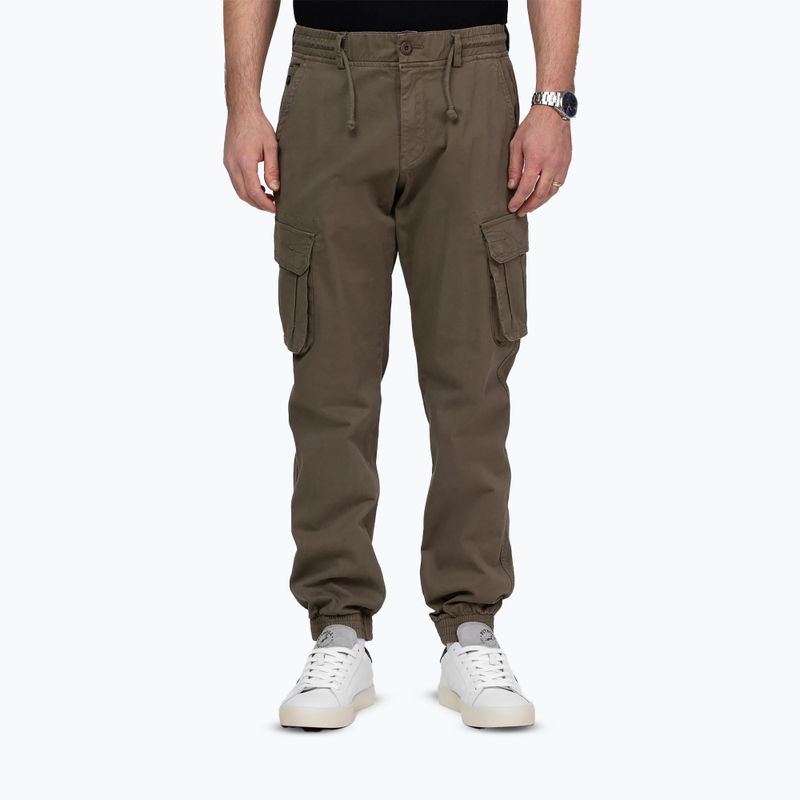 Spodnie męskie Pitbull Proctor Drawstring Joggery Cargo olive