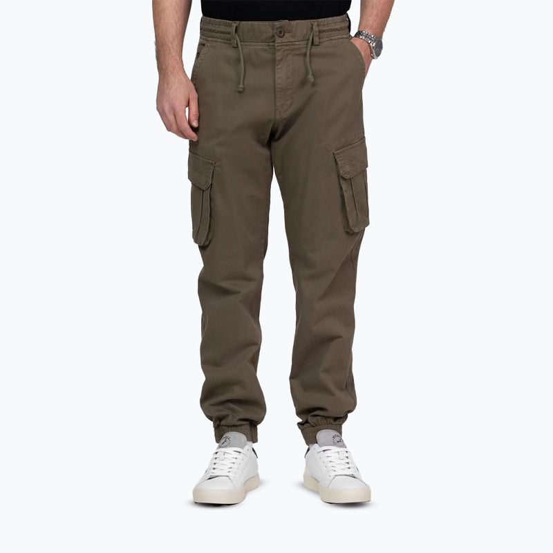 Spodnie męskie Pitbull Proctor Drawstring Joggery Cargo olive 3