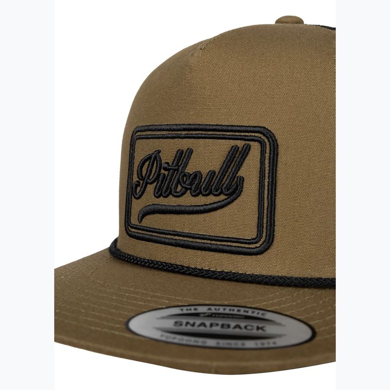 Czapka z daszkiem męska Pitbull Original 1989 dark olive/black 3