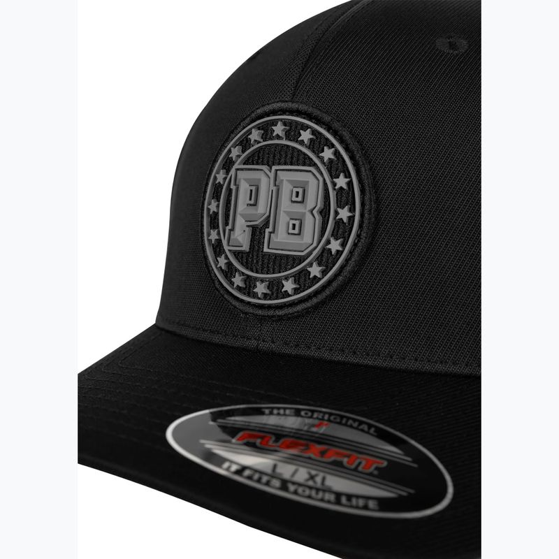 Czapka z daszkiem męska Pitbull Full Cap Tyrian Flexfit black 3