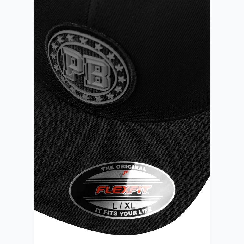 Czapka z daszkiem męska Pitbull Full Cap Tyrian Flexfit black 4