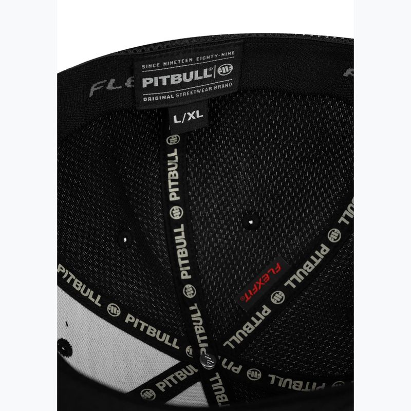 Czapka z daszkiem męska Pitbull Full Cap Tyrian Flexfit black 6