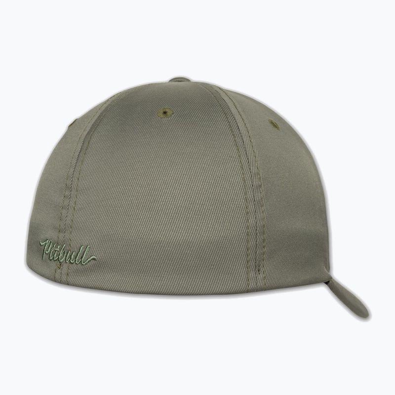 Czapka z daszkiem męska Pitbull Full Cap 3D Cal Flexfit Dusty Salvia zielony 2