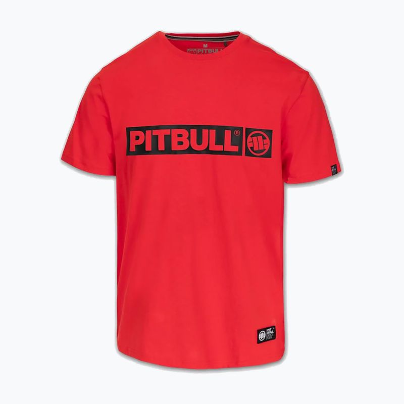 Koszulka męska Pitbull Hilltop fluo/red 3