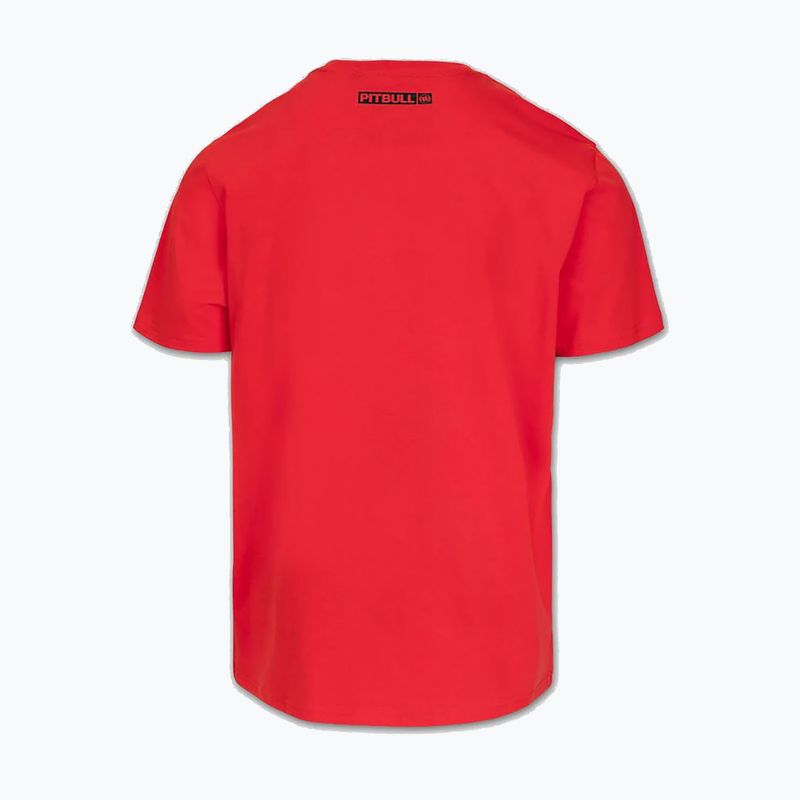 Koszulka męska Pitbull Hilltop fluo/red 4