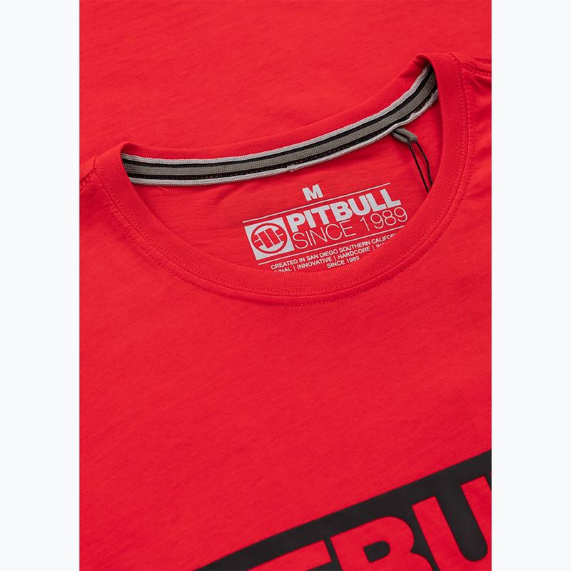 Koszulka męska Pitbull Hilltop fluo/red 5