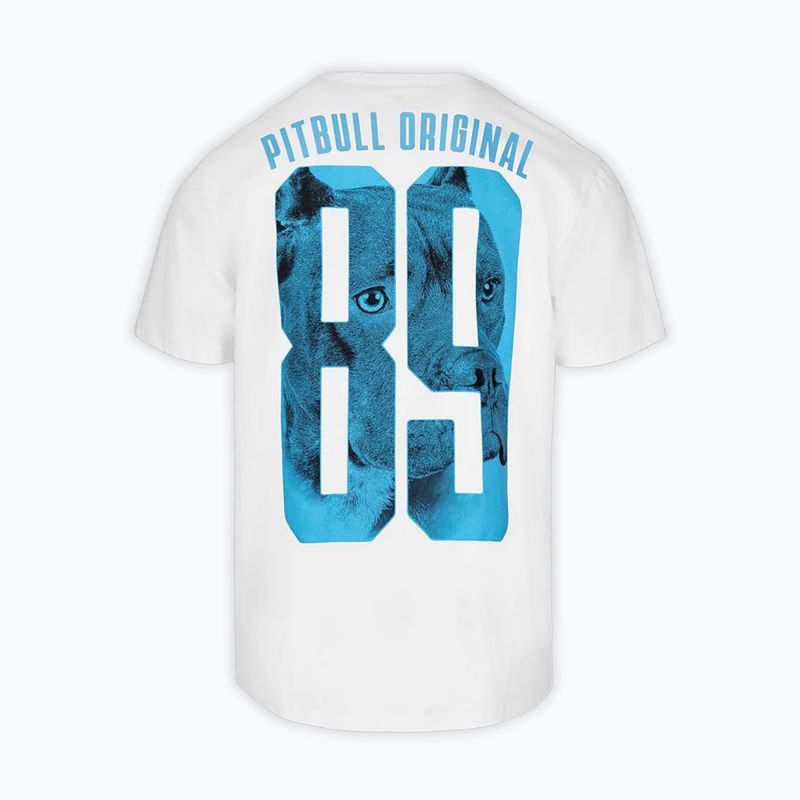 Koszulka męska Pitbull Eighty Nine Dog white/light blue 6