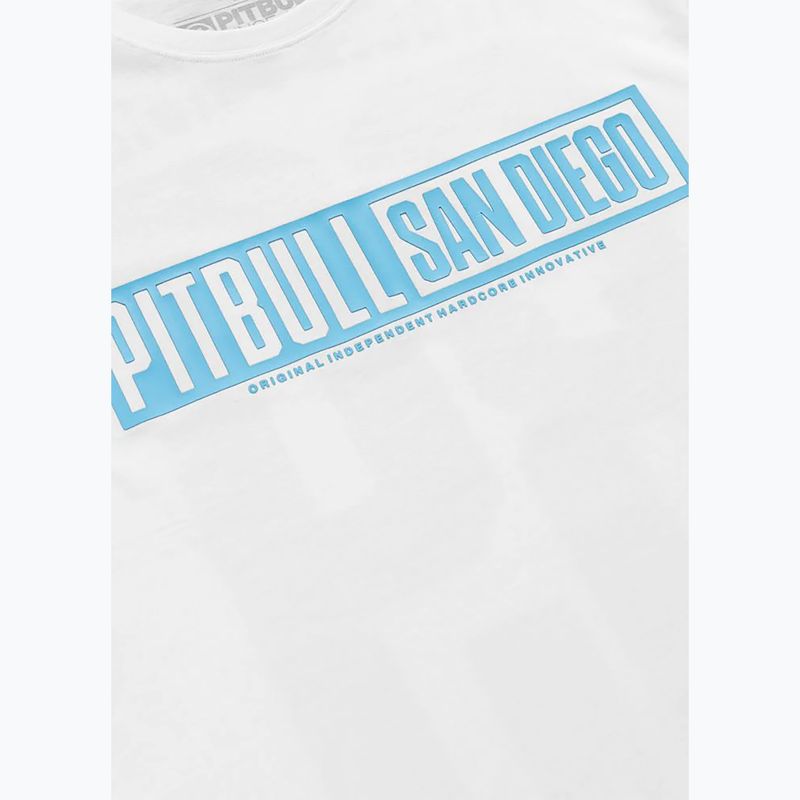 Koszulka męska Pitbull Eighty Nine Dog white/light blue 8