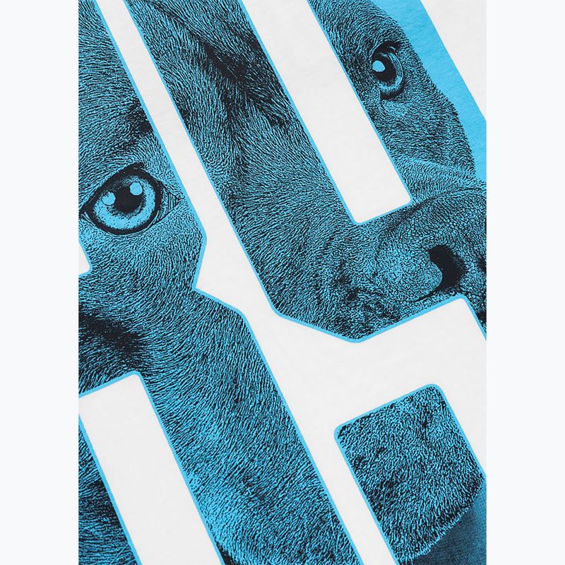 Koszulka męska Pitbull Eighty Nine Dog white/light blue 10