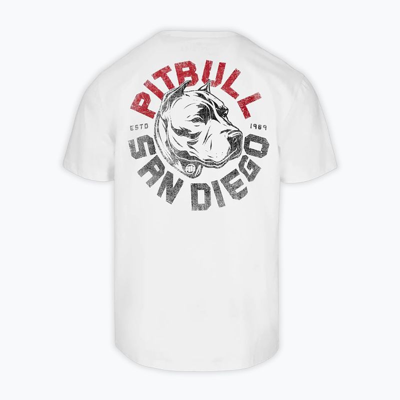 Koszulka męska Pitbull Dog SD white 5