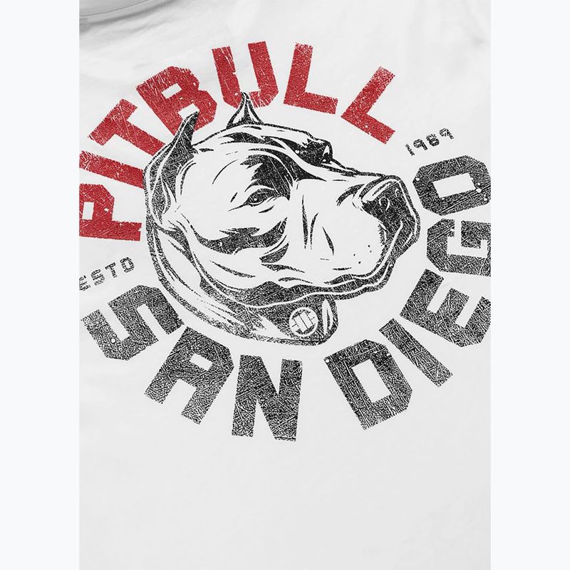 Koszulka męska Pitbull Dog SD white 8