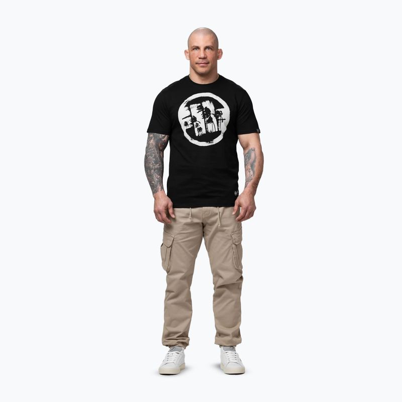 Koszulka męska Pitbull Logo Palms black 2