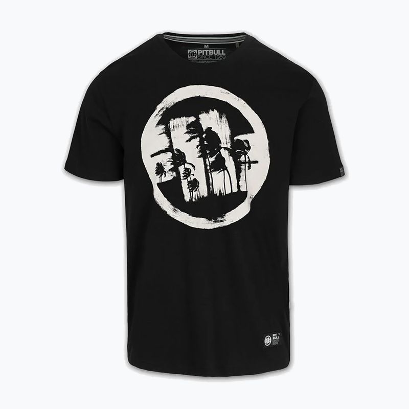 Koszulka męska Pitbull Logo Palms black 5