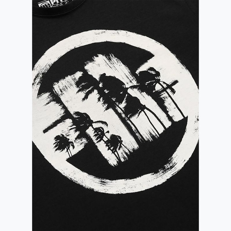 Koszulka męska Pitbull Logo Palms black 8