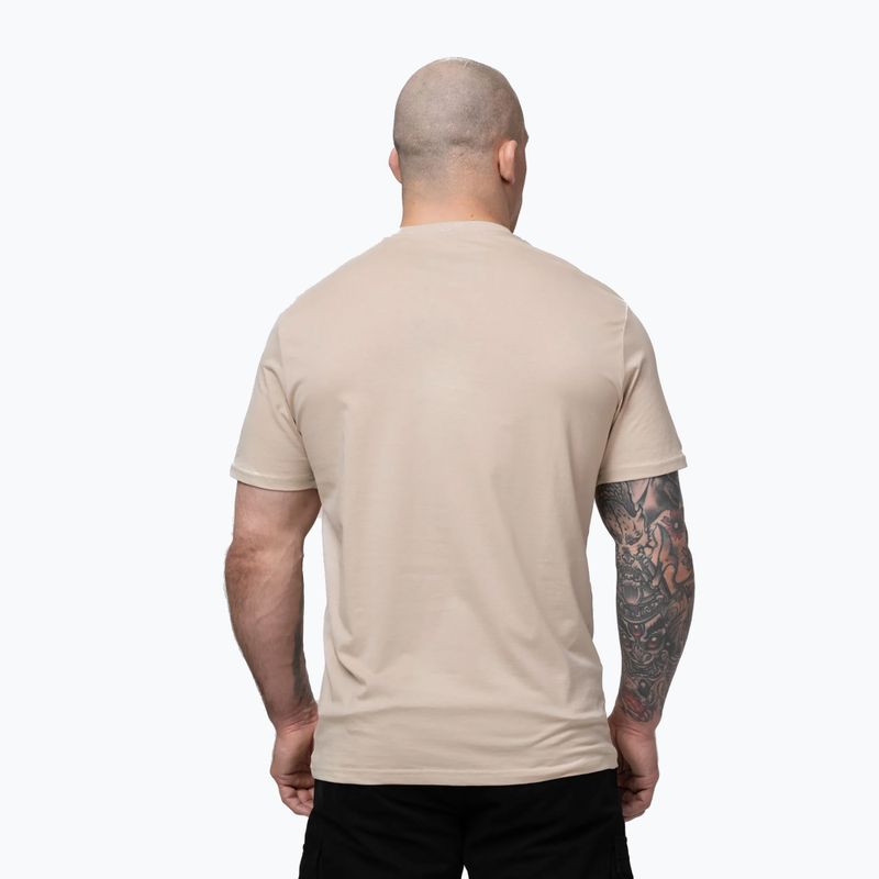 Koszulka męska Pitbull Logo Palms ultra light sand 3