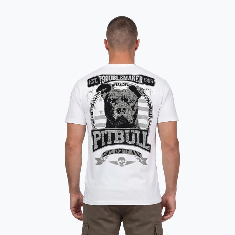 Koszulka męska Pitbull Troublemarker white 3