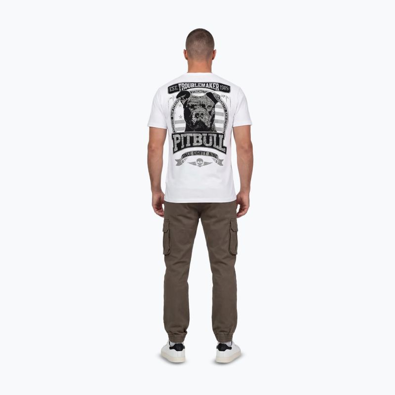 Koszulka męska Pitbull Troublemarker white 4