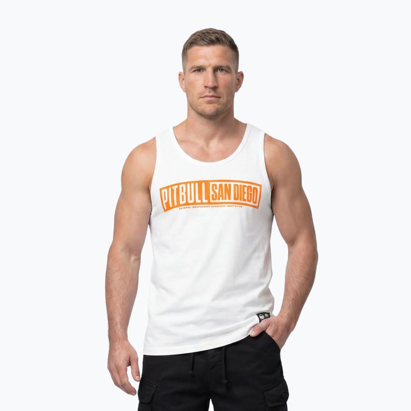 Koszulka męska Pitbull Eighty Nine Dog Tank Top white