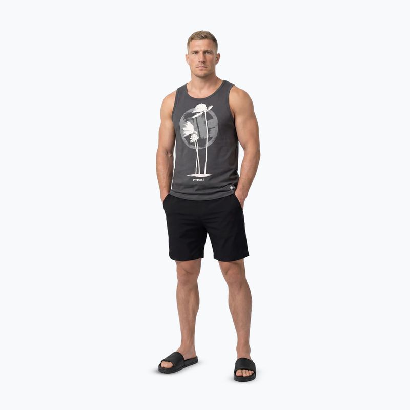 Koszulka męska Pitbull Palms Tank Top light sand 2