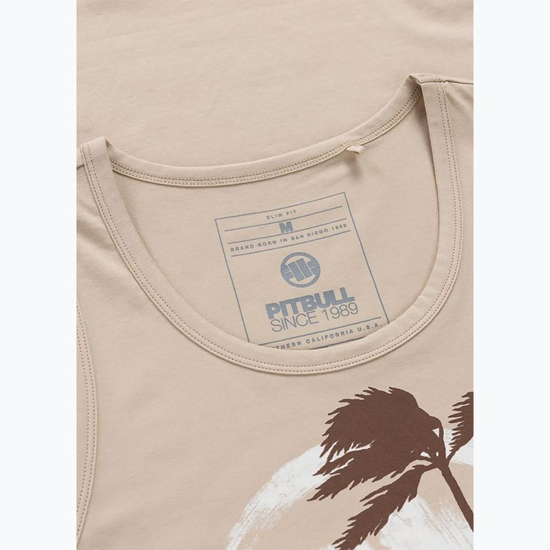 Koszulka męska Pitbull Palms Tank Top light sand 5
