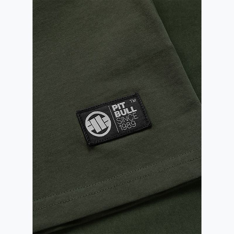Koszulka męska Pitbull USA CAL Big Logo old green 8