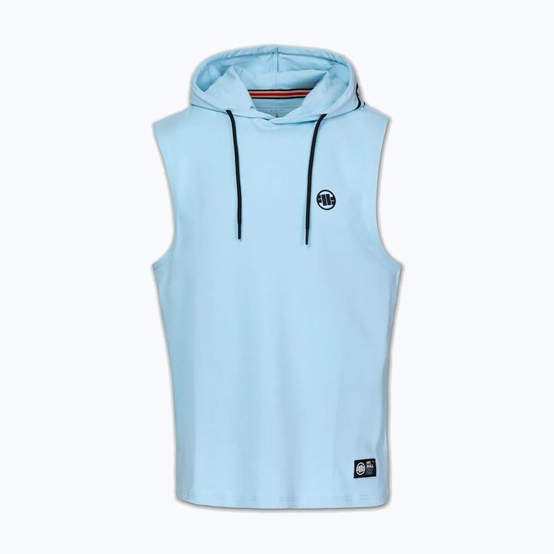 Bluza treningowa męska Pitbull Mercado Hilltop Sleeveless Hooded light blue 6