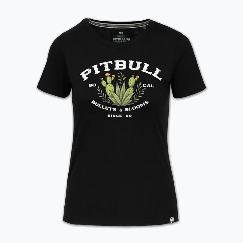 Koszulka damska Pitbull Bullets & Blooms black 3