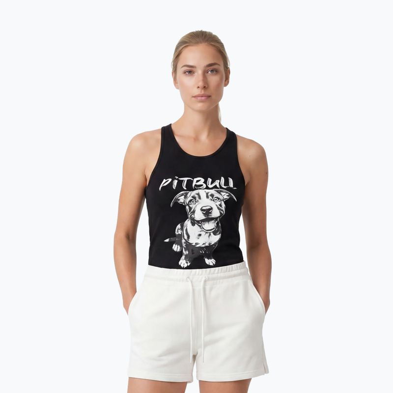 Koszulka damska Pitbull Puppy 2 Tank Top black