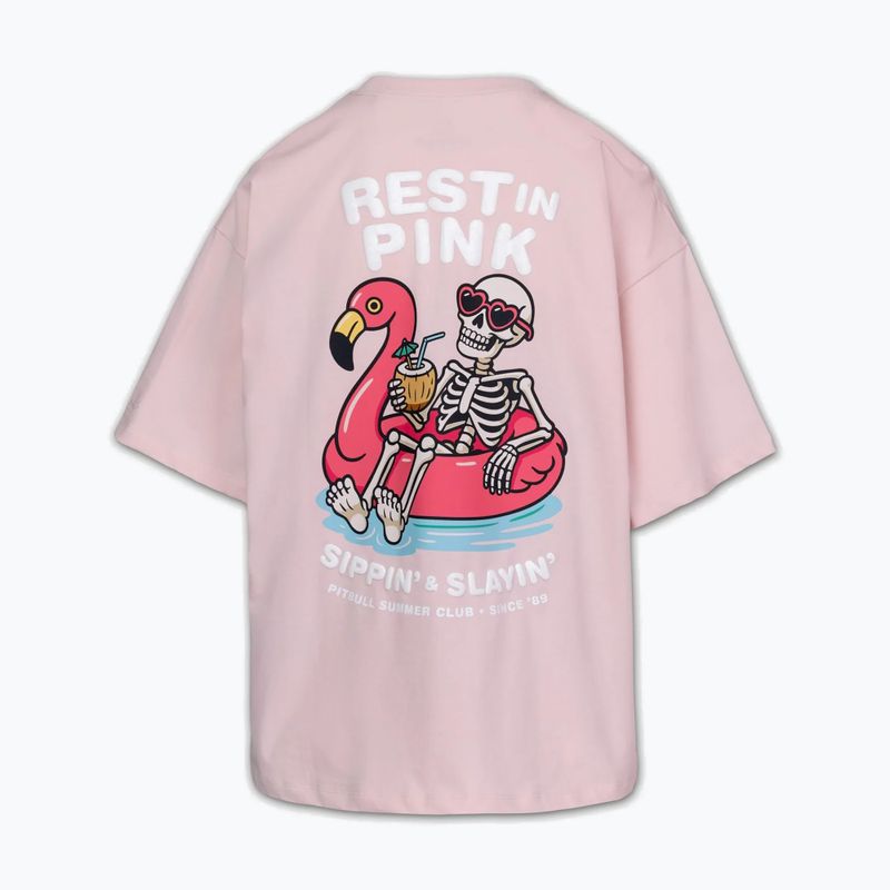 Koszulka damska Pitbull Rest In Pink Oversize strawberry cream 6