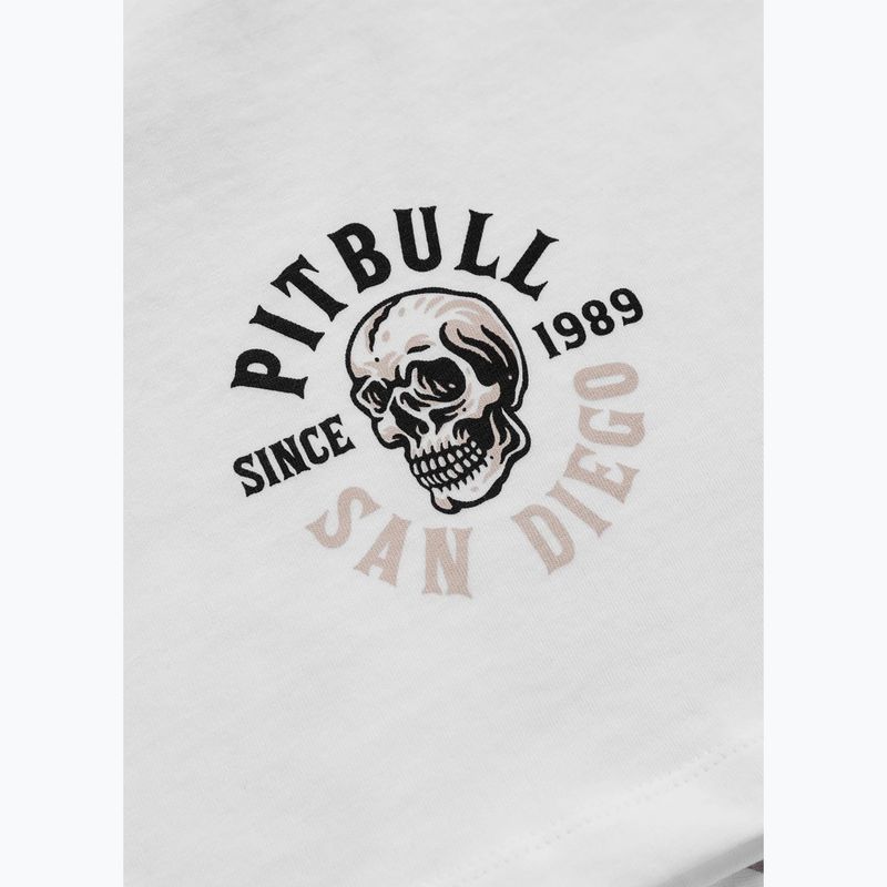 Koszulka damska Pitbull Skull Oversize white 10
