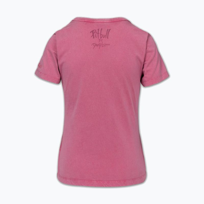 Koszulka damska Pitbull Dia De Los Perros washed pink 4