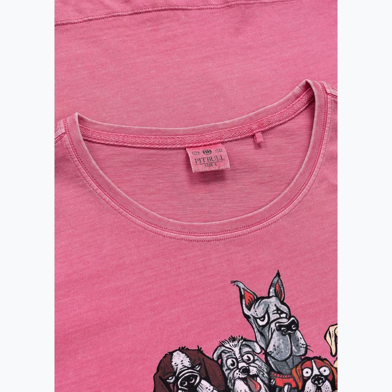 Koszulka damska Pitbull Dia De Los Perros washed pink 5
