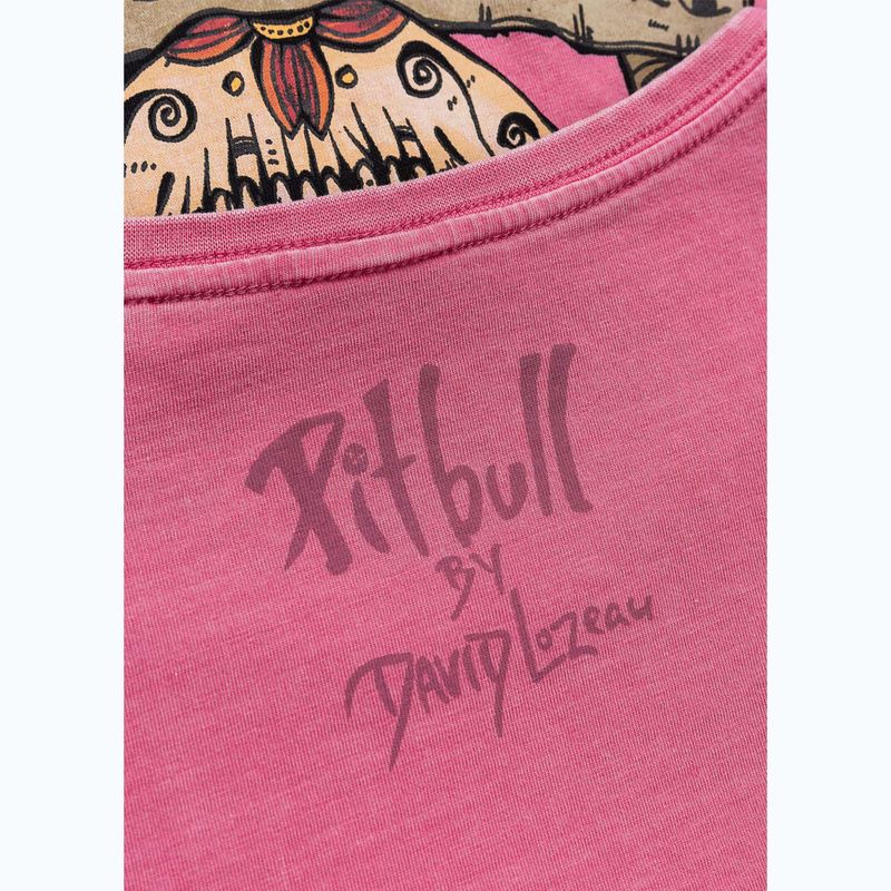 Koszulka damska Pitbull Dia De Los Perros washed pink 8