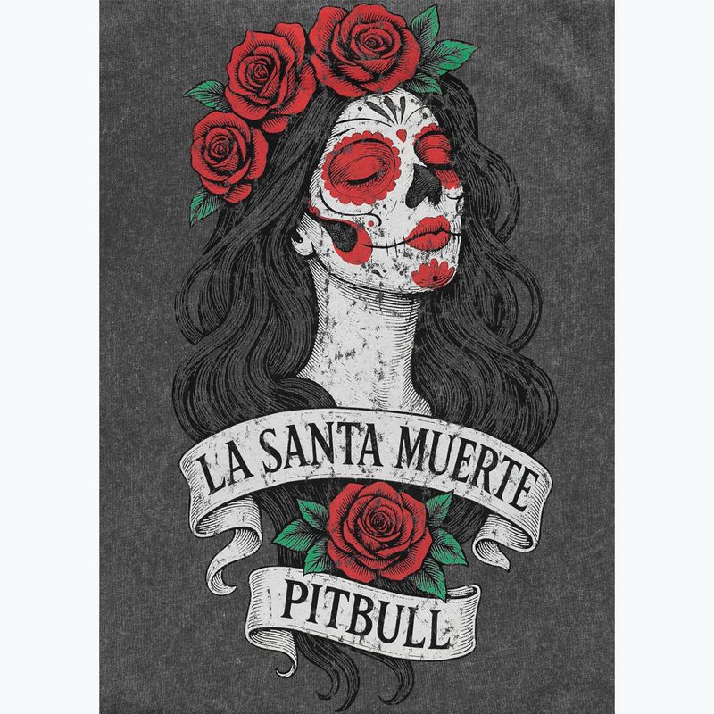 Koszulka damska Pitbull Santa Muerte graphite 8