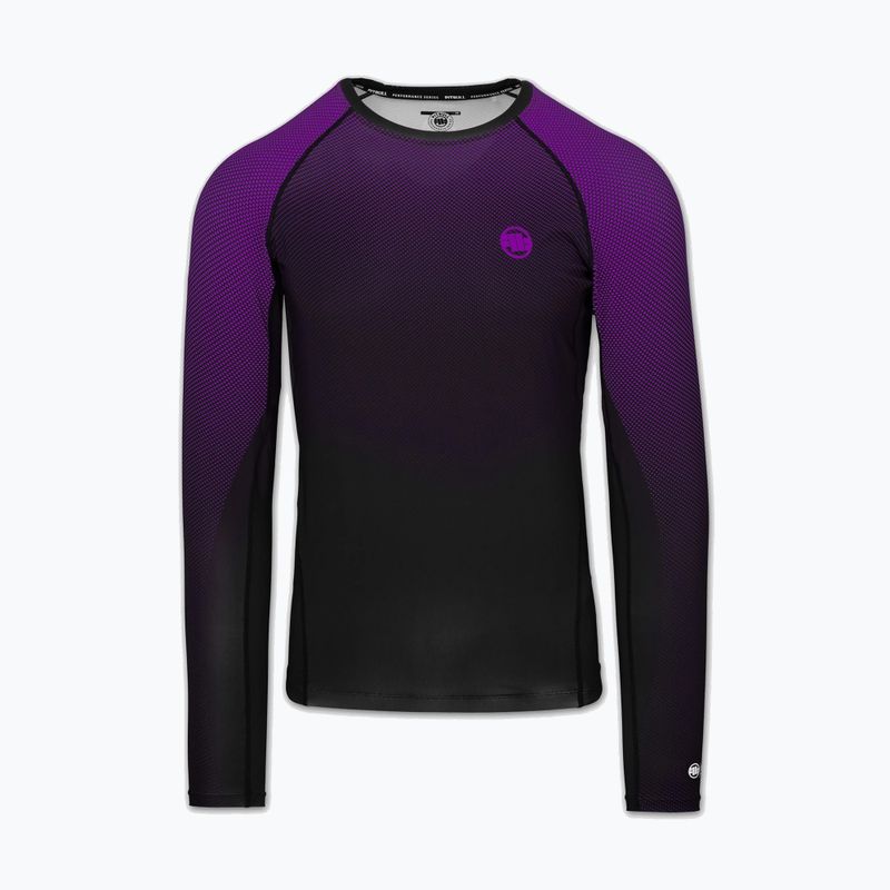 Rashguard longsleeve męski Pitbull Belt Rashguard purple 3