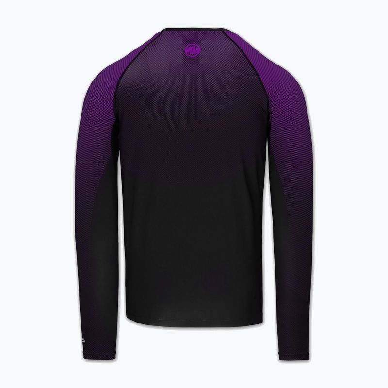 Rashguard longsleeve męski Pitbull Belt Rashguard purple 4