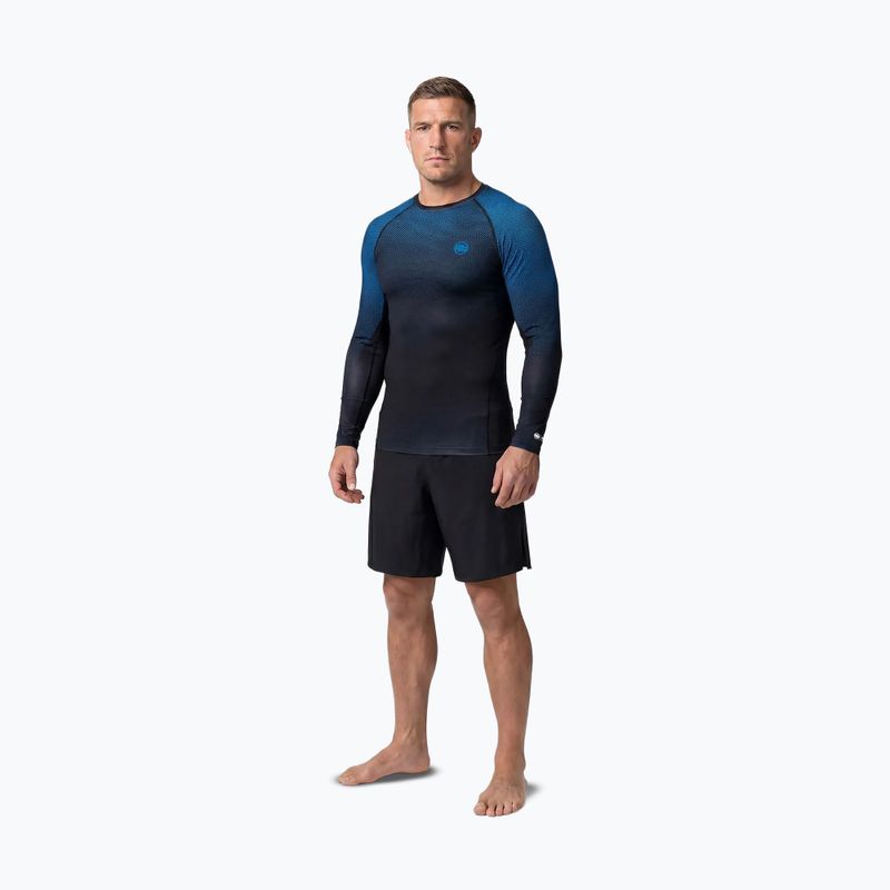 Rashguard longsleeve męski Pitbull Belt Rashguard blue 2