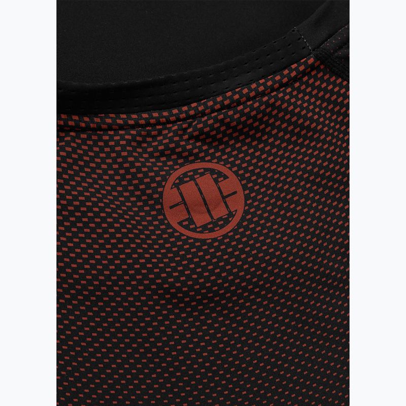 Rashguard longsleeve męski Pitbull Belt Rashguard brown 7