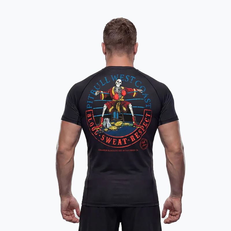 Rashguard męski Pitbull Champion Bloodline Rashguard black 3