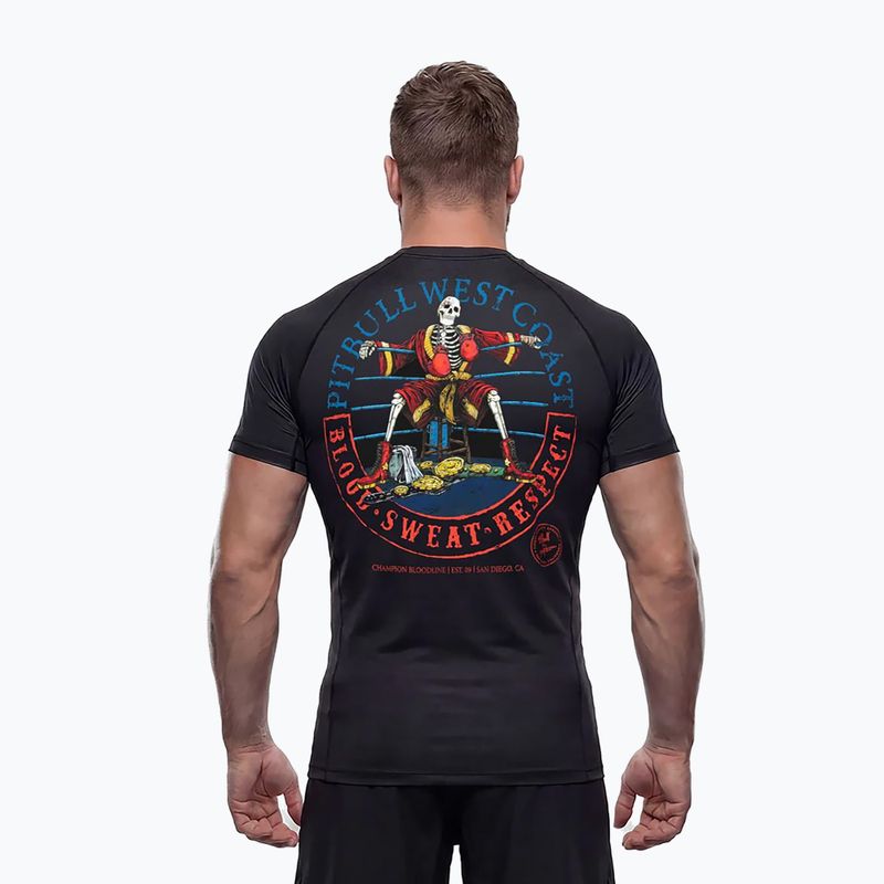 Rashguard longsleeve męski Pitbull Champion Bloodline Rashguard black 4