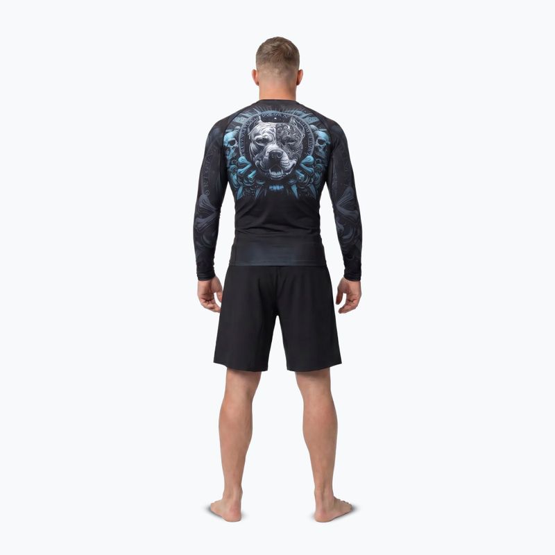 Rashguard longsleeve męski Pitbull World Rashguard black 4