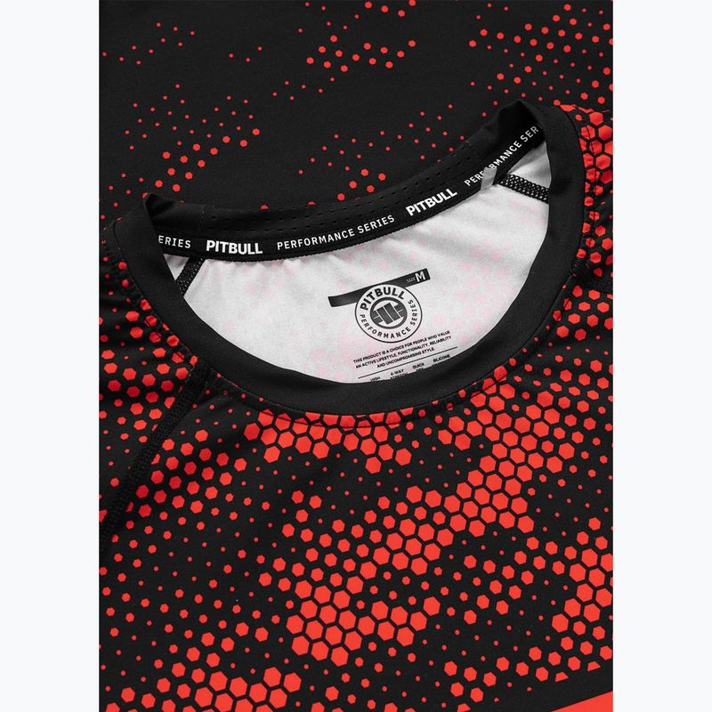 Rashguard męski Pitbull Hex Camo Hilltop Rashguard red 5