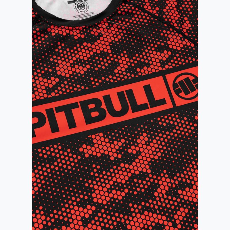 Rashguard męski Pitbull Hex Camo Hilltop Rashguard red 6