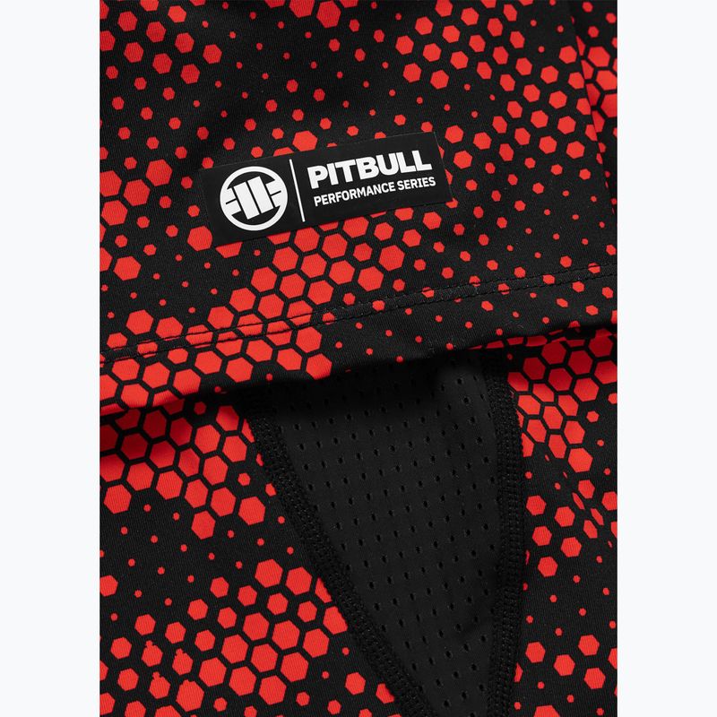 Rashguard męski Pitbull Hex Camo Hilltop Rashguard red 8