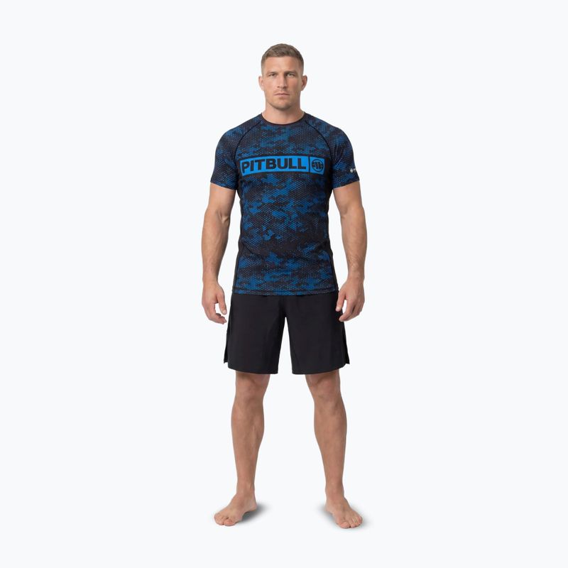 Rashguard męski Pitbull Hex Camo Hilltop Rashguard blue 2