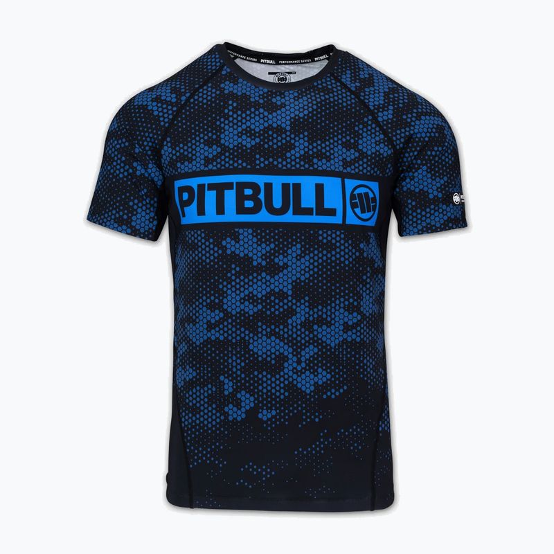 Rashguard męski Pitbull Hex Camo Hilltop Rashguard blue 3