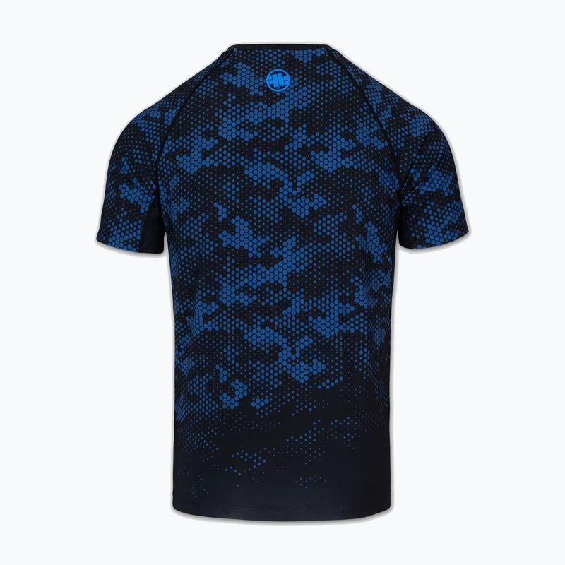 Rashguard męski Pitbull Hex Camo Hilltop Rashguard blue 4